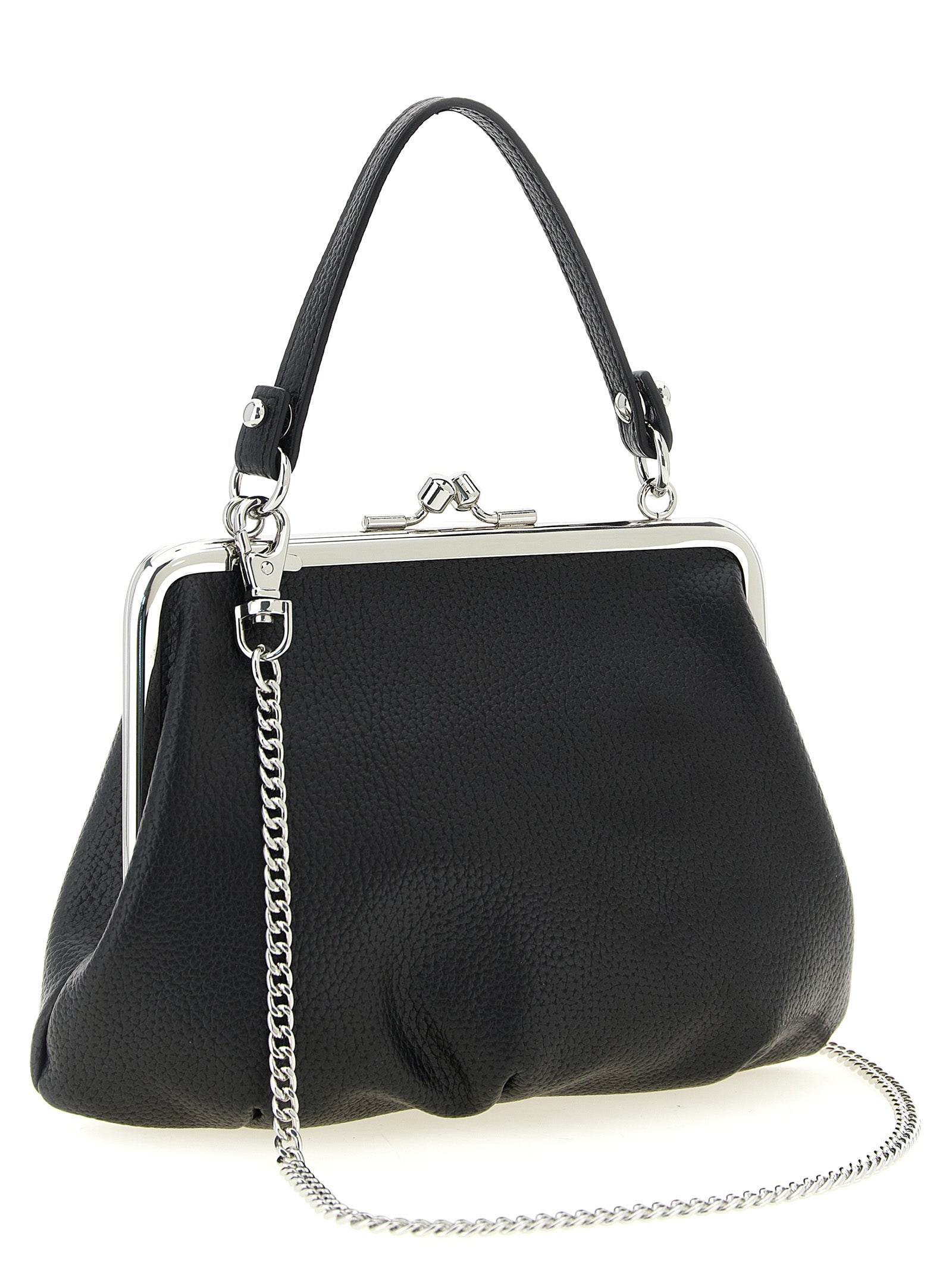 Vivienne Westwood Black Polyethylene Handbag