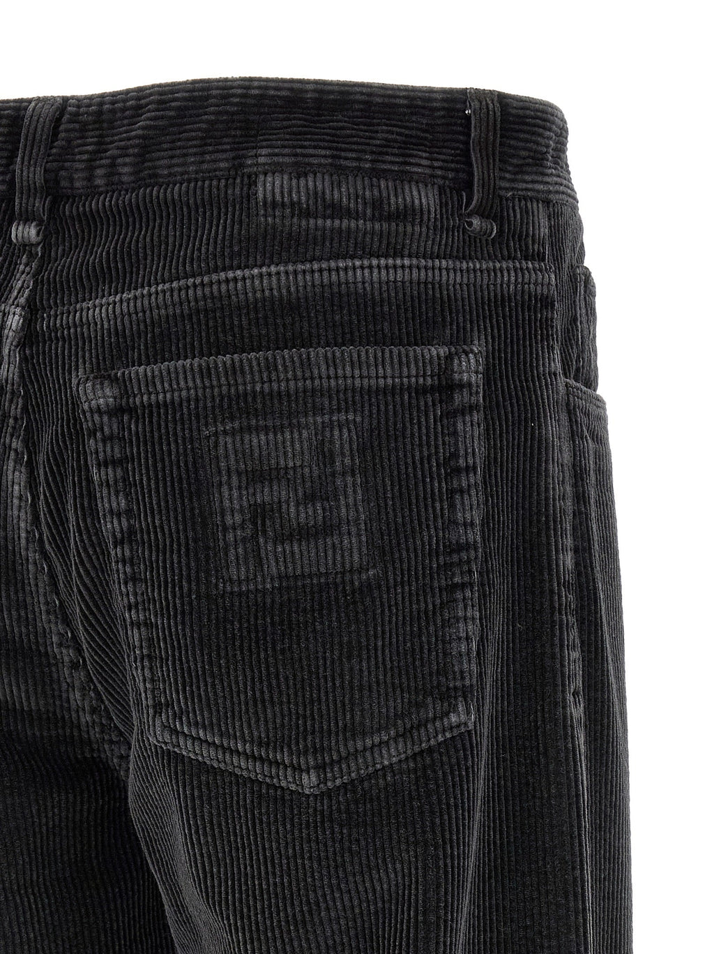 Fendi Gray Cotton Casual Pants