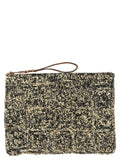 Ibeliv Bicolor Raffia Clutch Bag