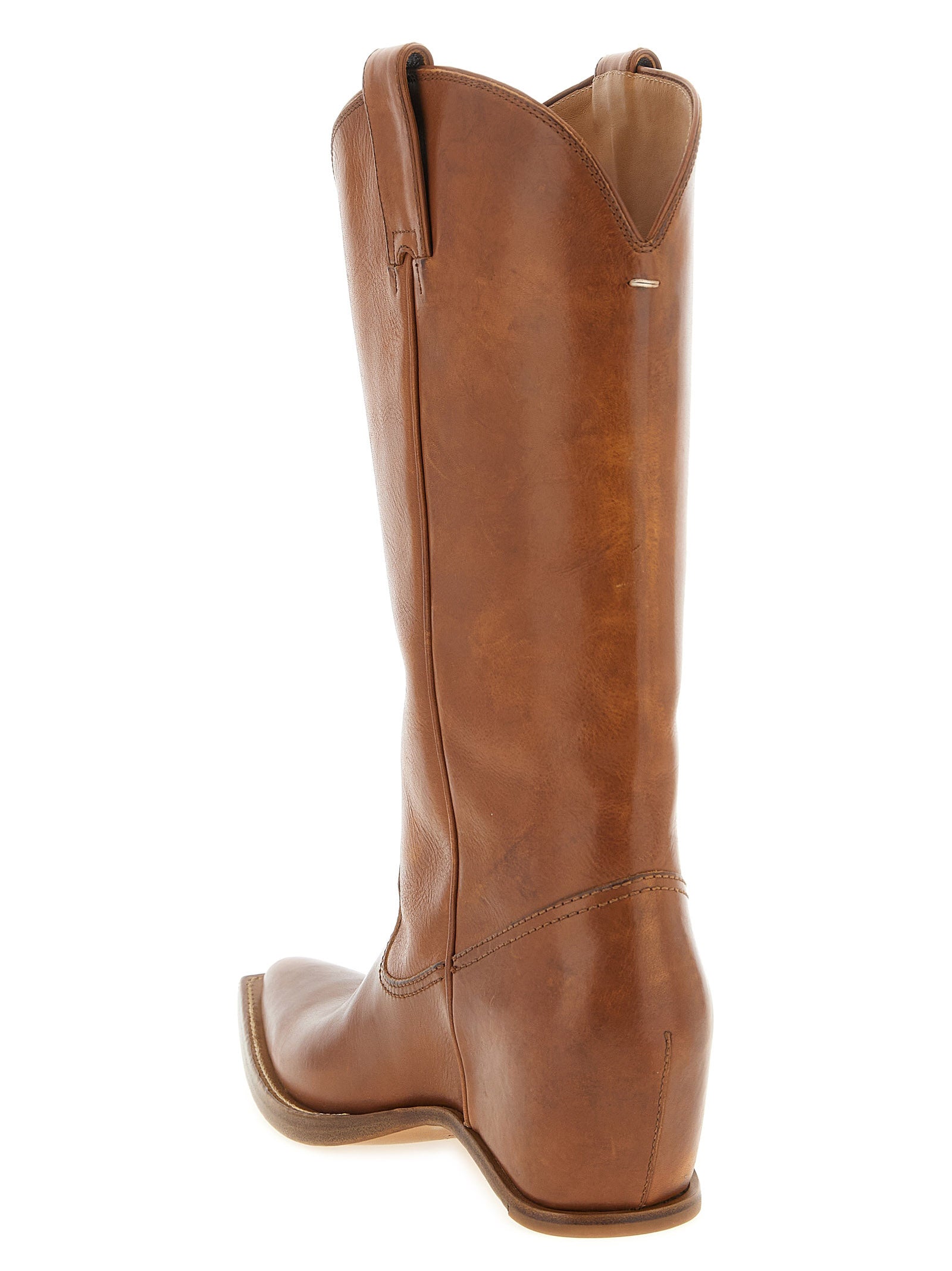 Maison Margiela Brown Bovine Leather Chelsea Boots