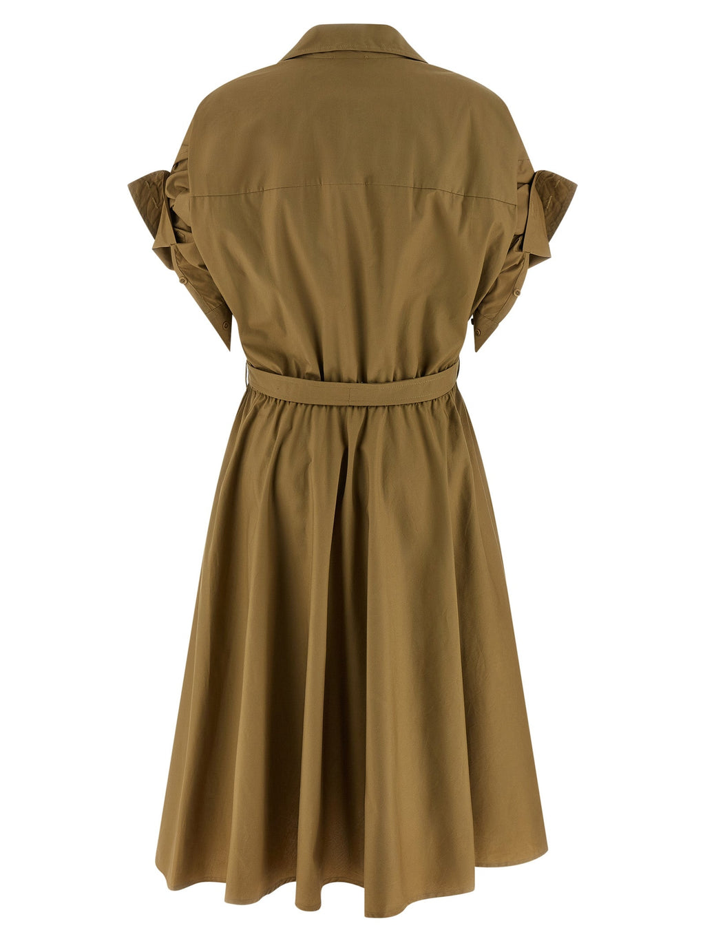 NUDE Bicolor Cotton Midi Dress