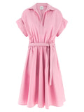 NUDE Multicolor Cotton Midi Dress