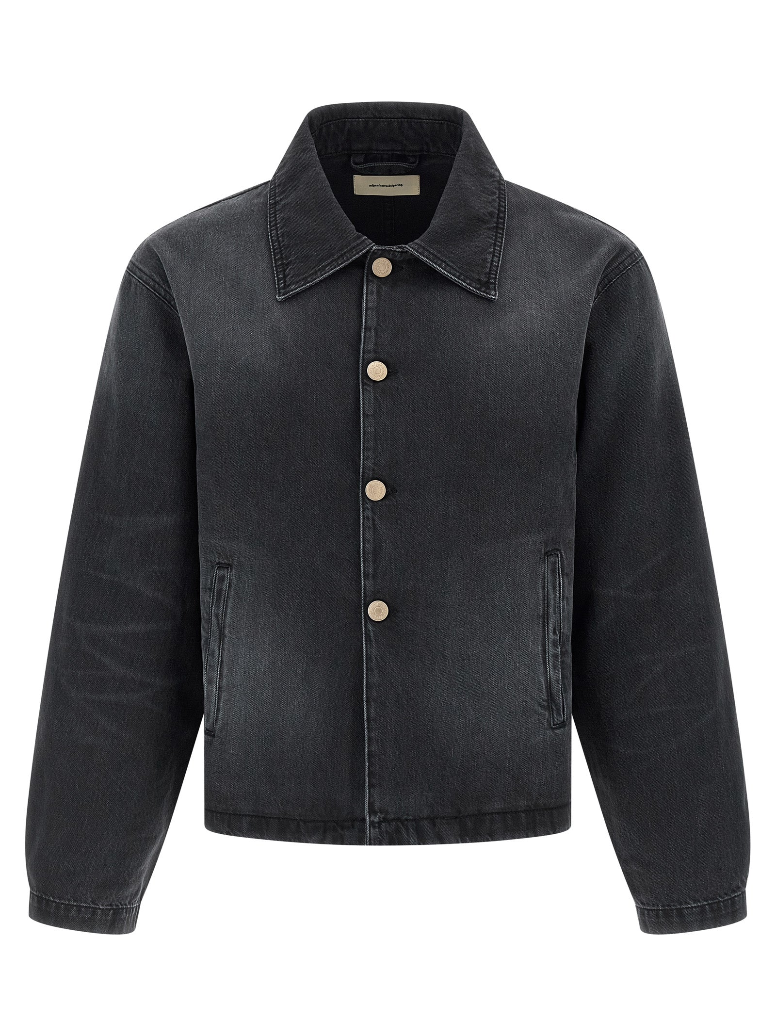 MFPEN Black Organic Cotton Denim Jacket