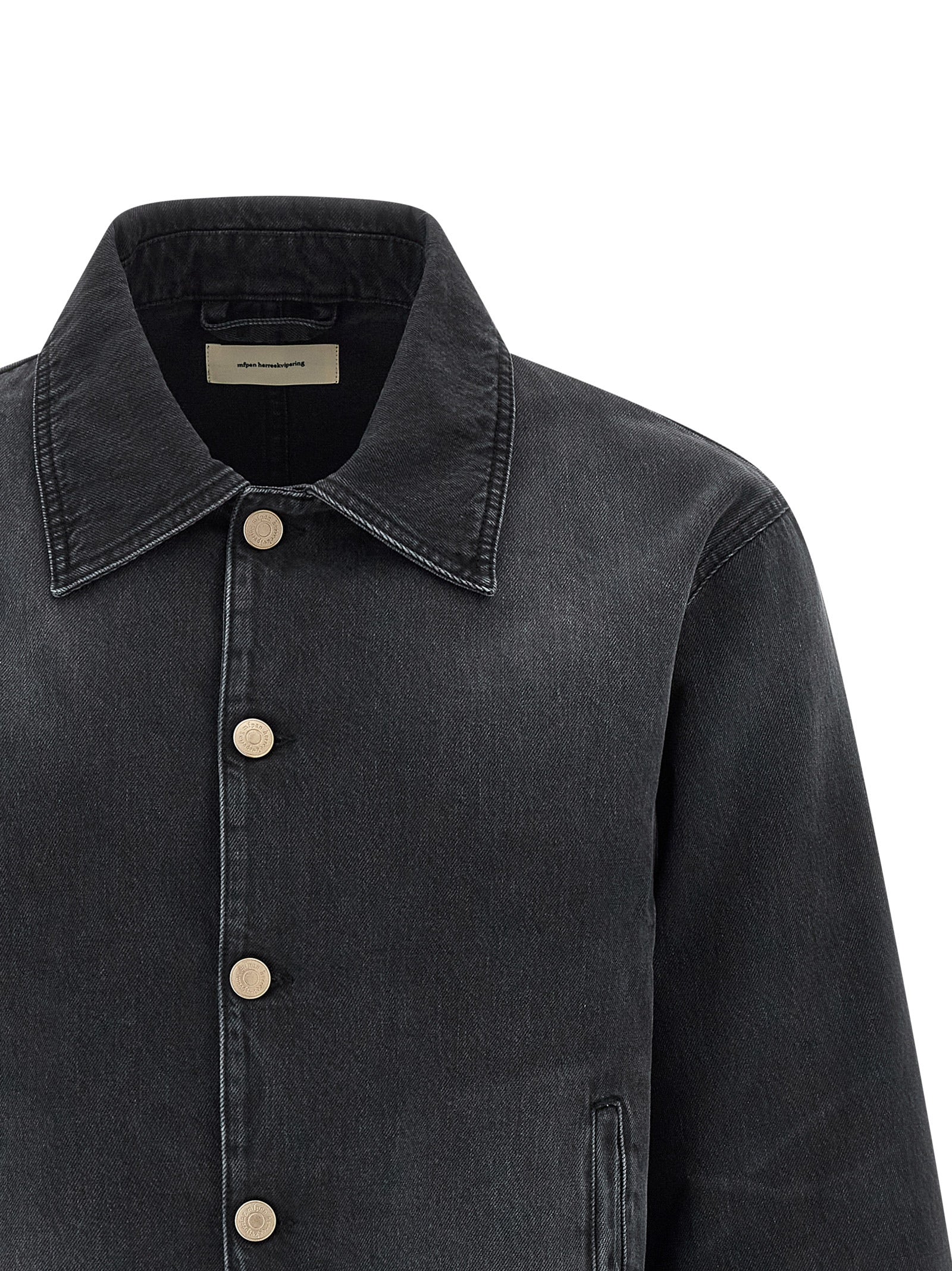 MFPEN Black Organic Cotton Denim Jacket