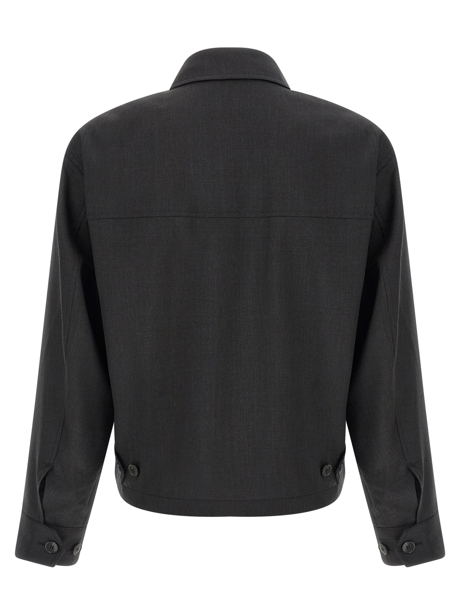 MFPEN Gray Wool Full-Length Jacket