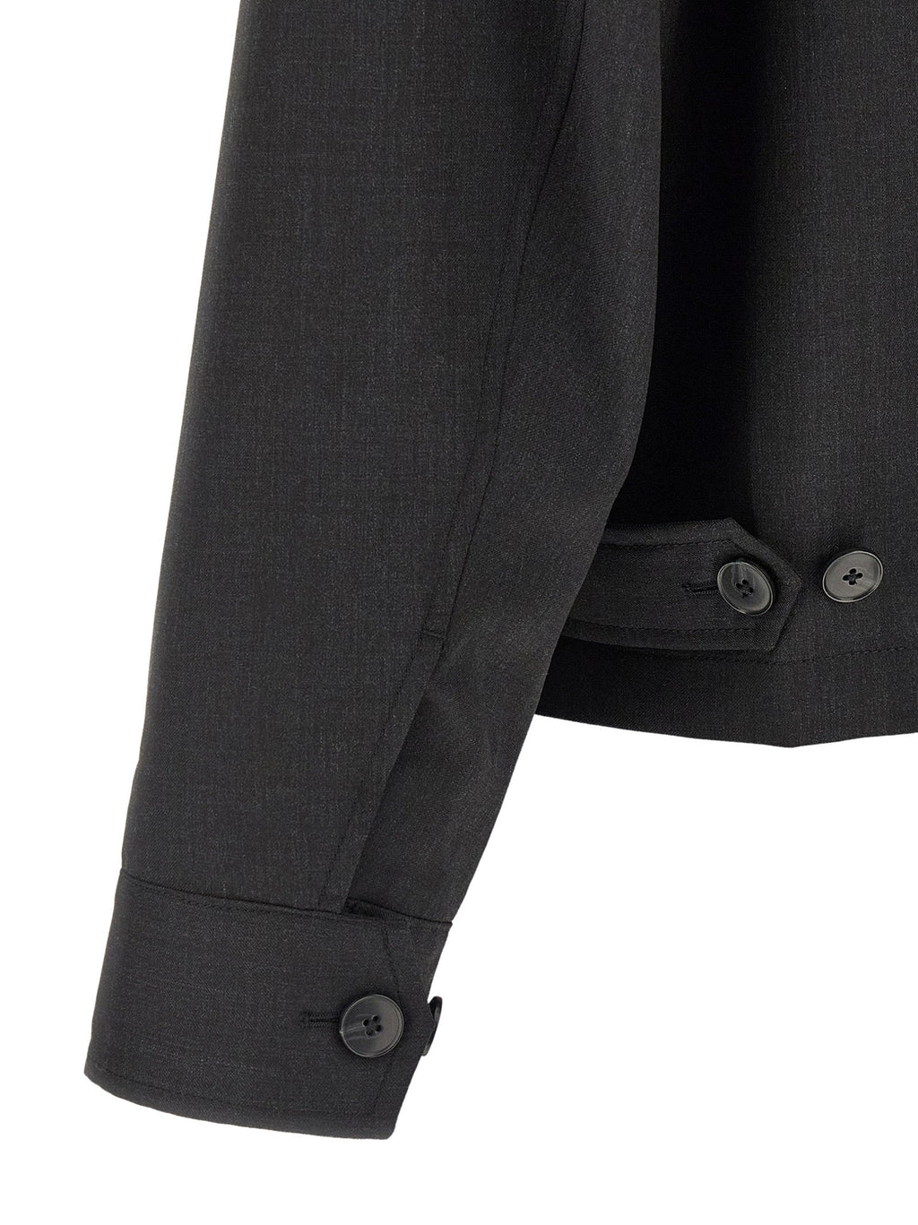 MFPEN Gray Wool Full-Length Jacket