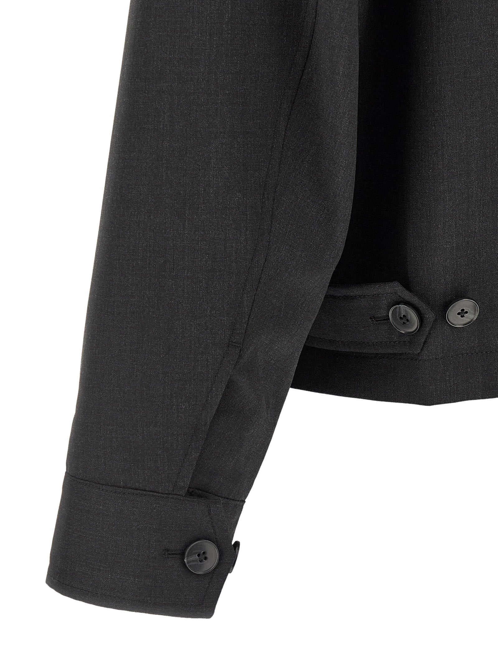 MFPEN Gray Wool Full-Length Jacket