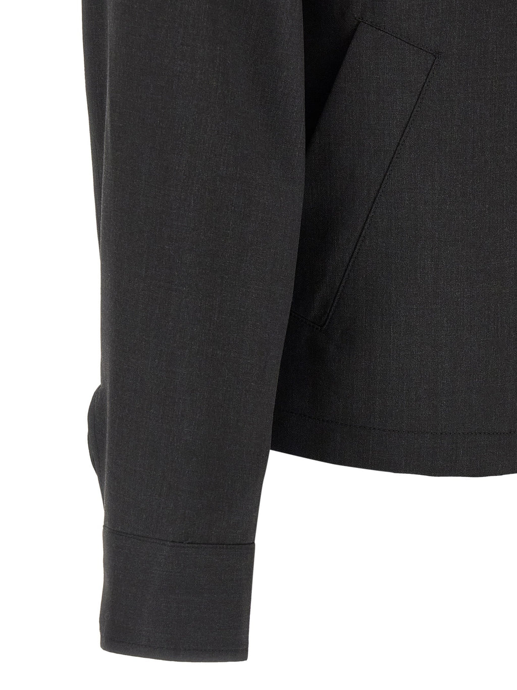 MFPEN Gray Wool Full-Length Jacket