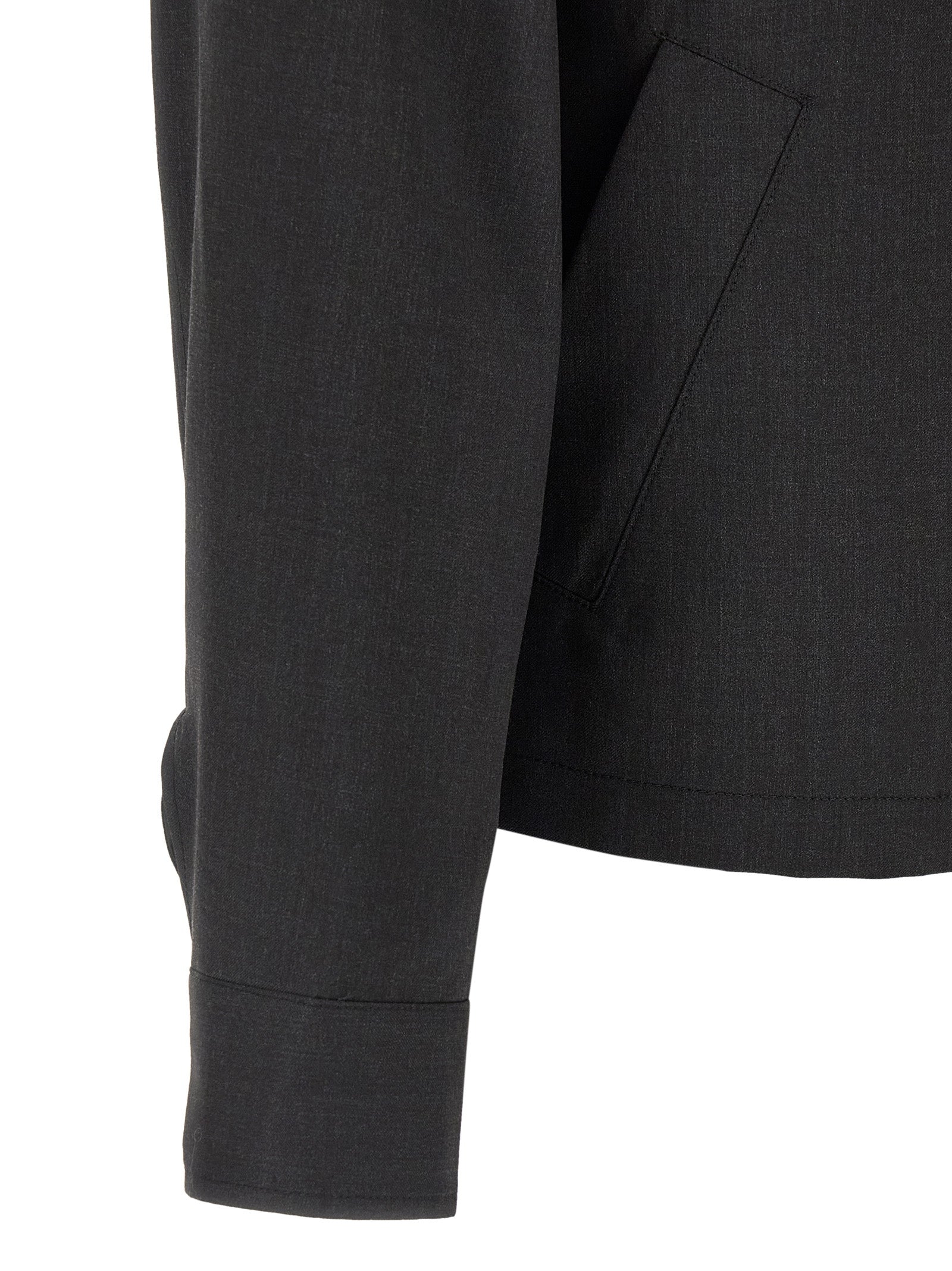 MFPEN Gray Wool Full-Length Jacket