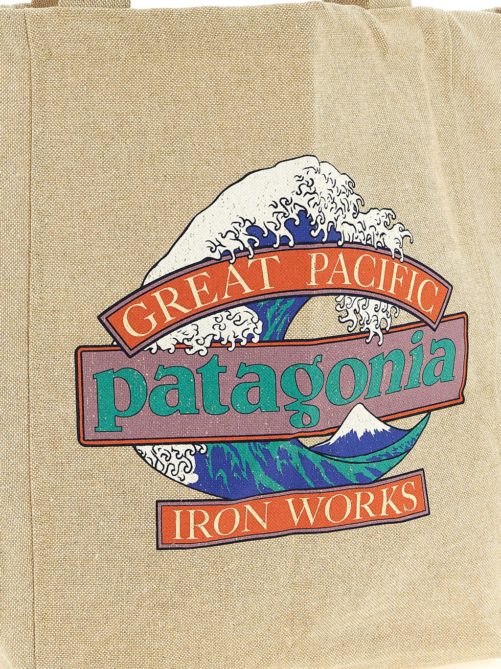 PATAGONIA Beige Cotton Tote Bag