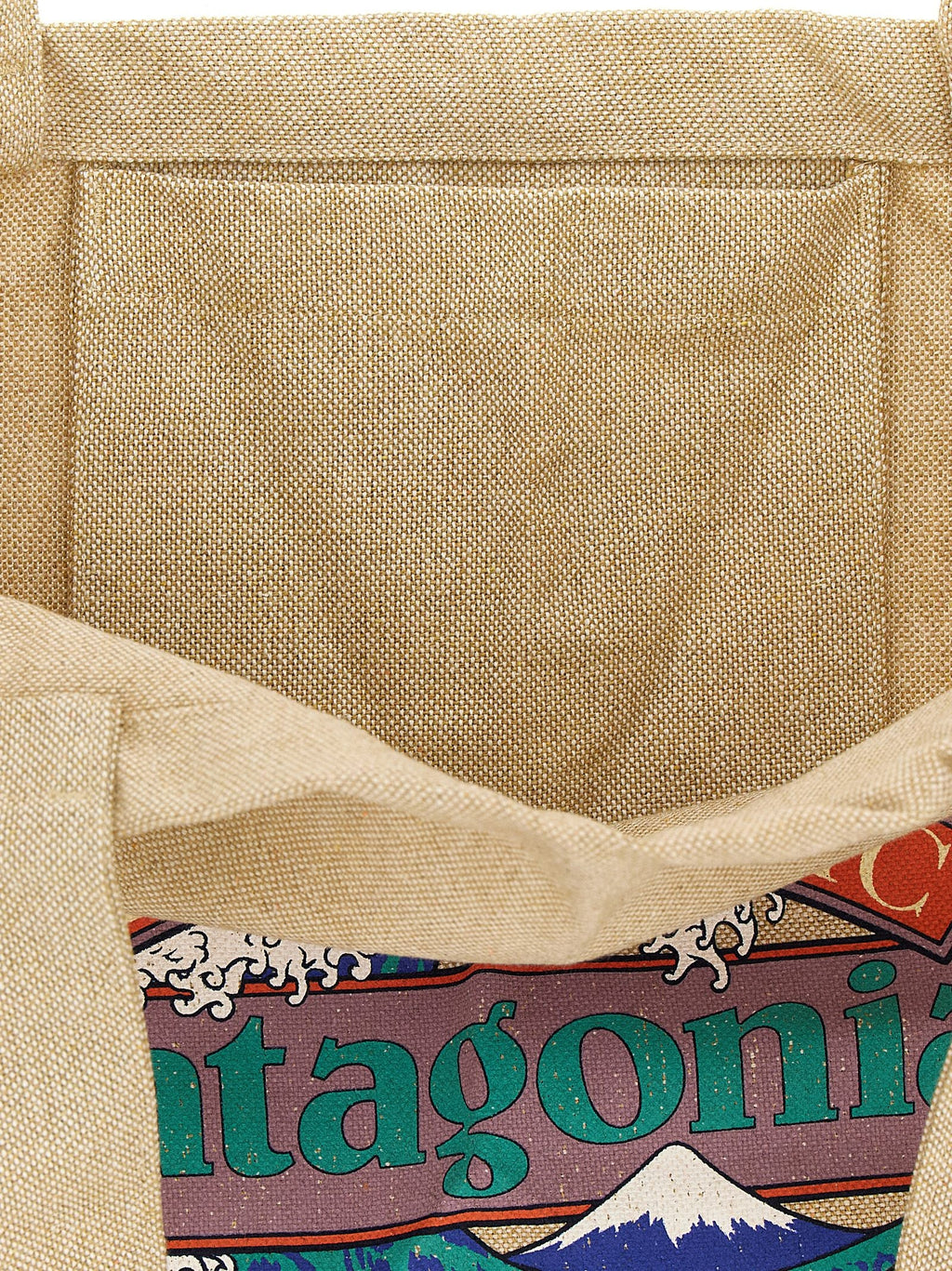 PATAGONIA Beige Cotton Tote Bag