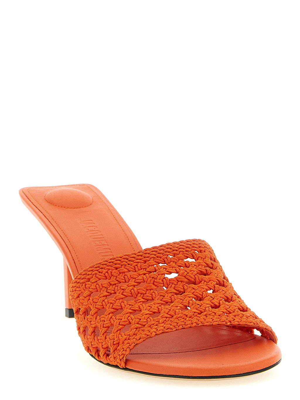 Jacquemus Orange Polyester Platform Sandals