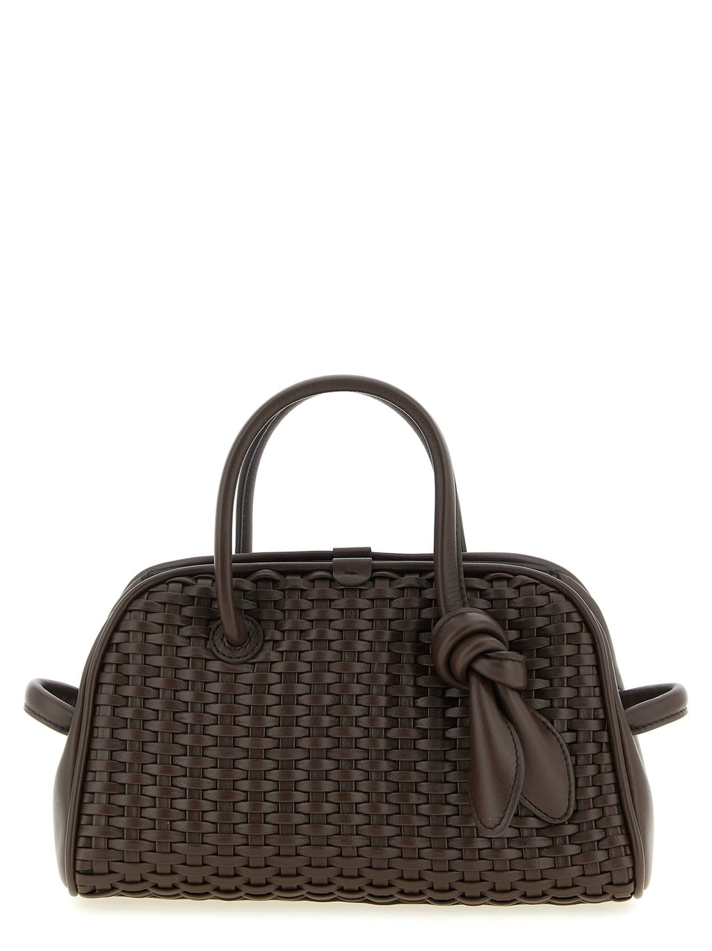 Jacquemus Brown Cotton Handbag