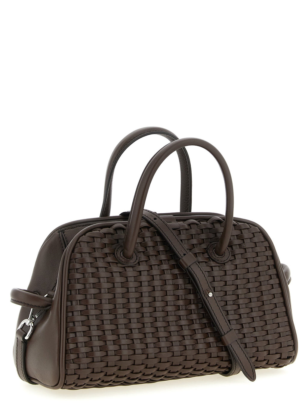 Jacquemus Brown Cotton Handbag