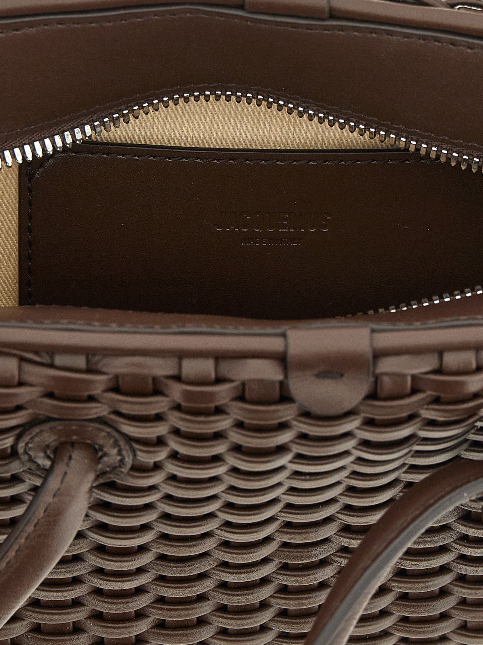 Jacquemus Brown Cotton Handbag