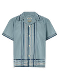 BODE Blue Cotton Blouse