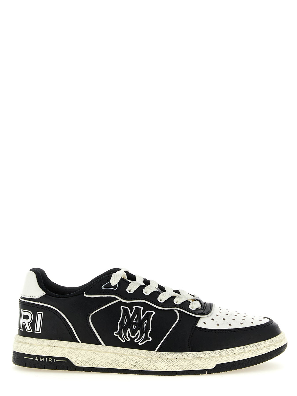 Amiri Bicolor Bovine Leather Low Top Sneakers