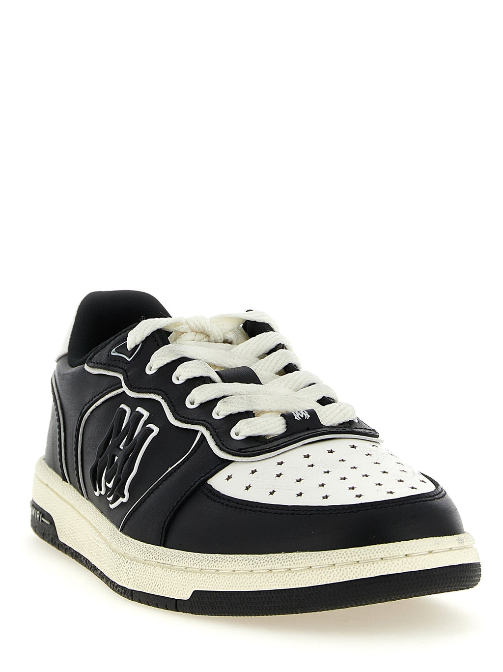 Amiri Bicolor Bovine Leather Low Top Sneakers