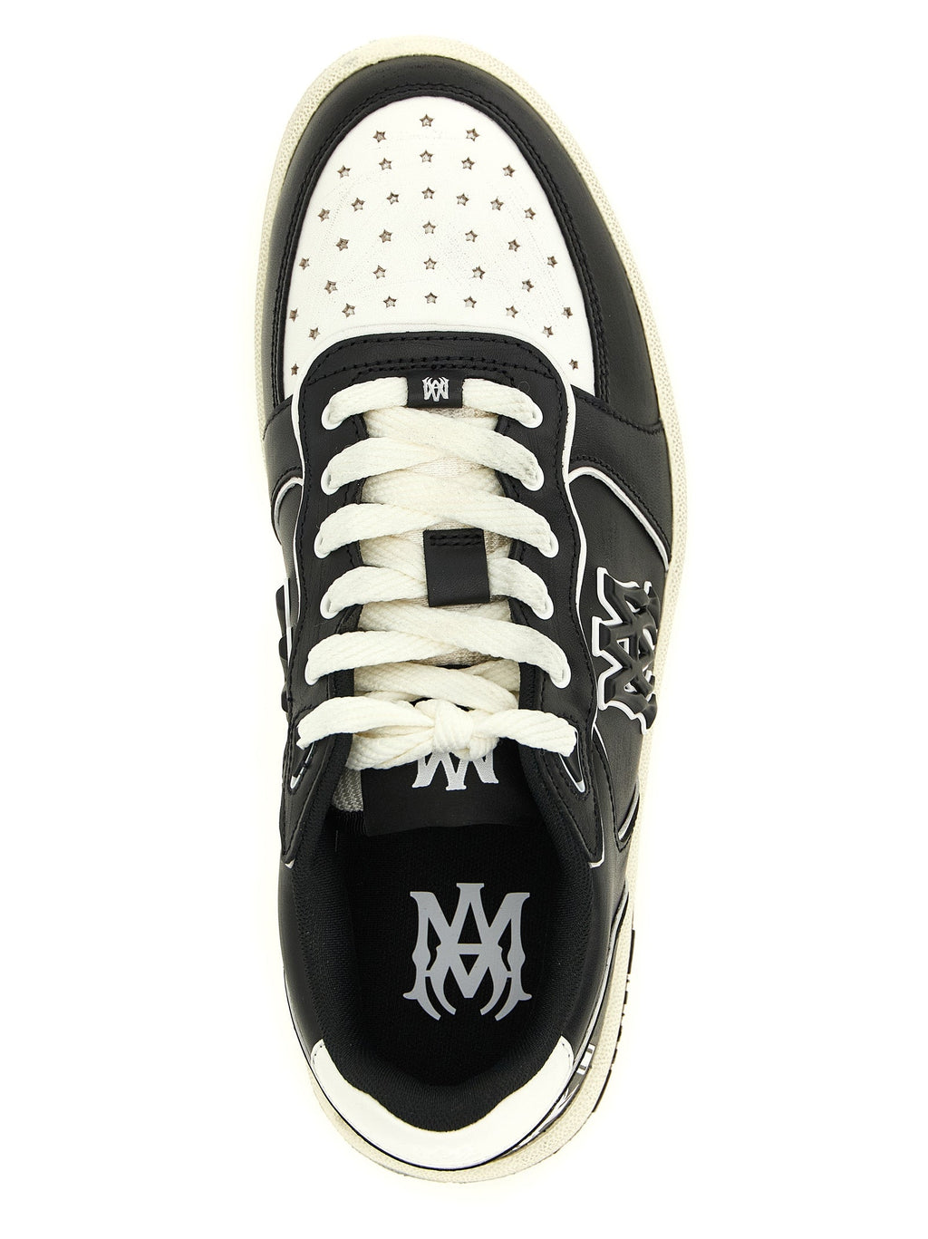 Amiri Bicolor Bovine Leather Low Top Sneakers