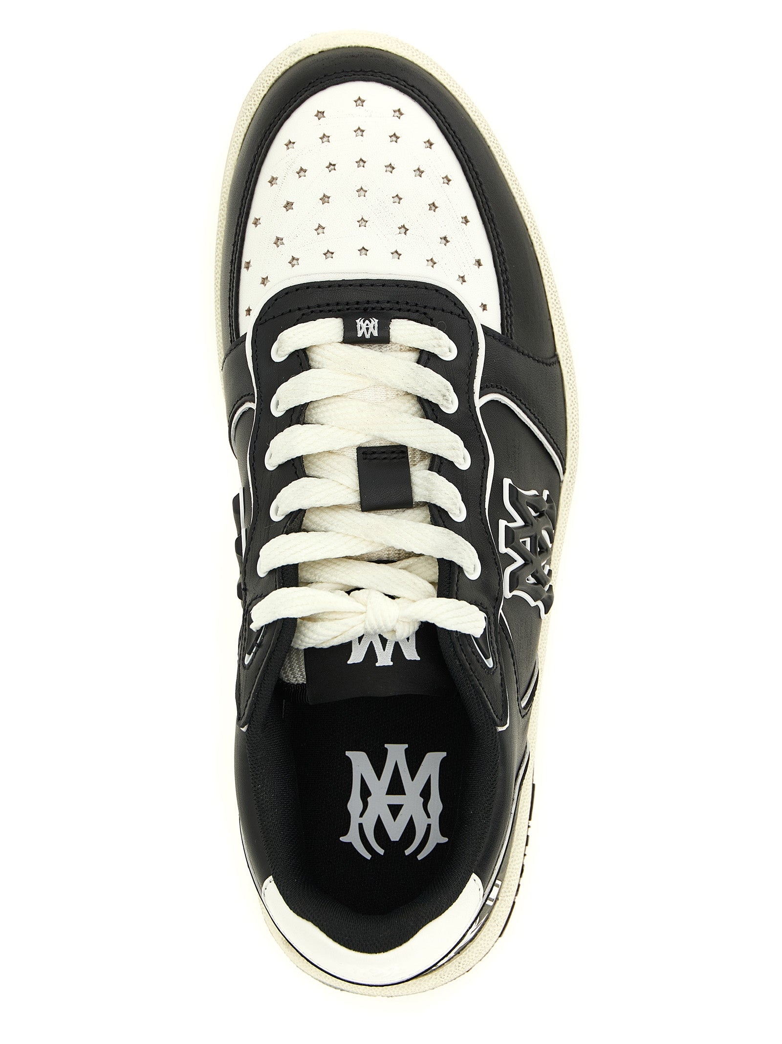 Amiri Bicolor Bovine Leather Low Top Sneakers
