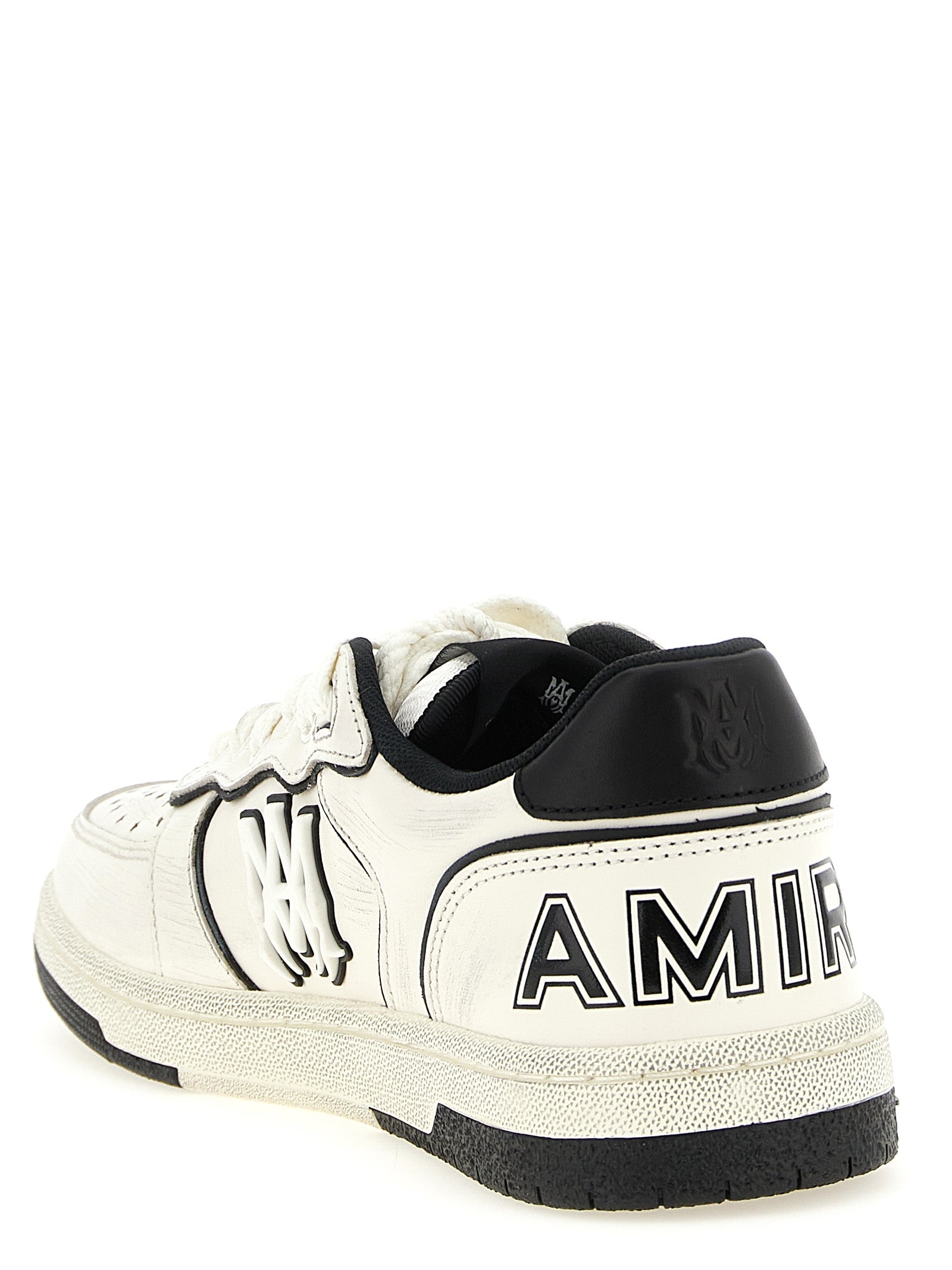 Amiri Bicolor Bovine Leather Low Top Sneakers