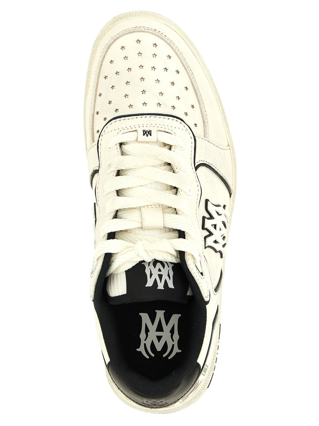 Amiri Bicolor Bovine Leather Low Top Sneakers