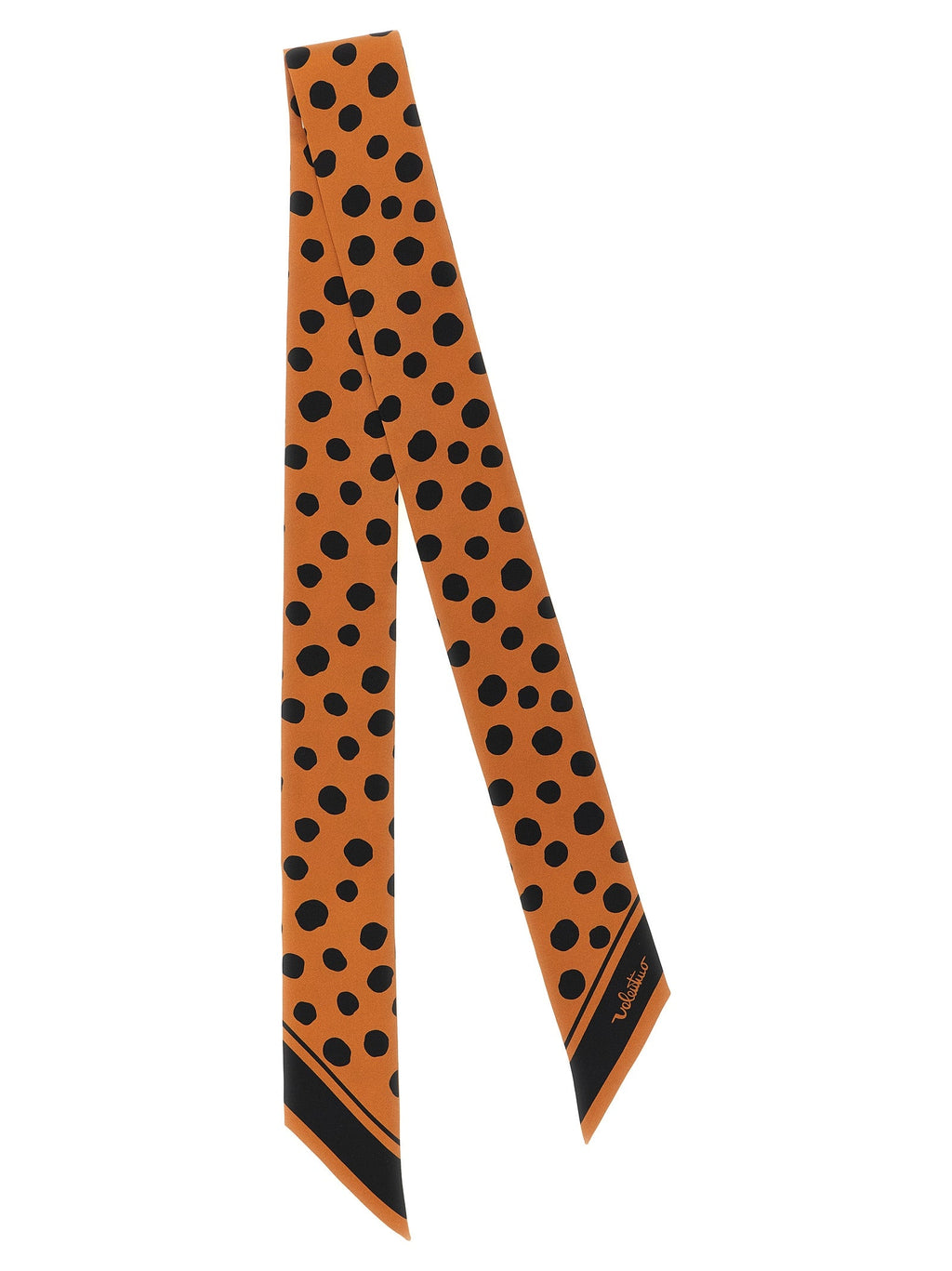 Valentino Garavani Brown Silk Foulard