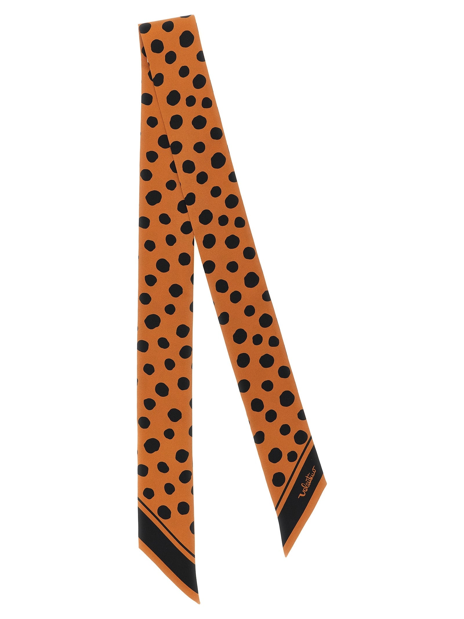 Valentino Garavani Brown Silk Foulard