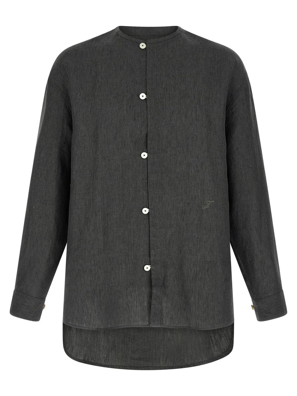 Jacquemus Gray Linen Blouse