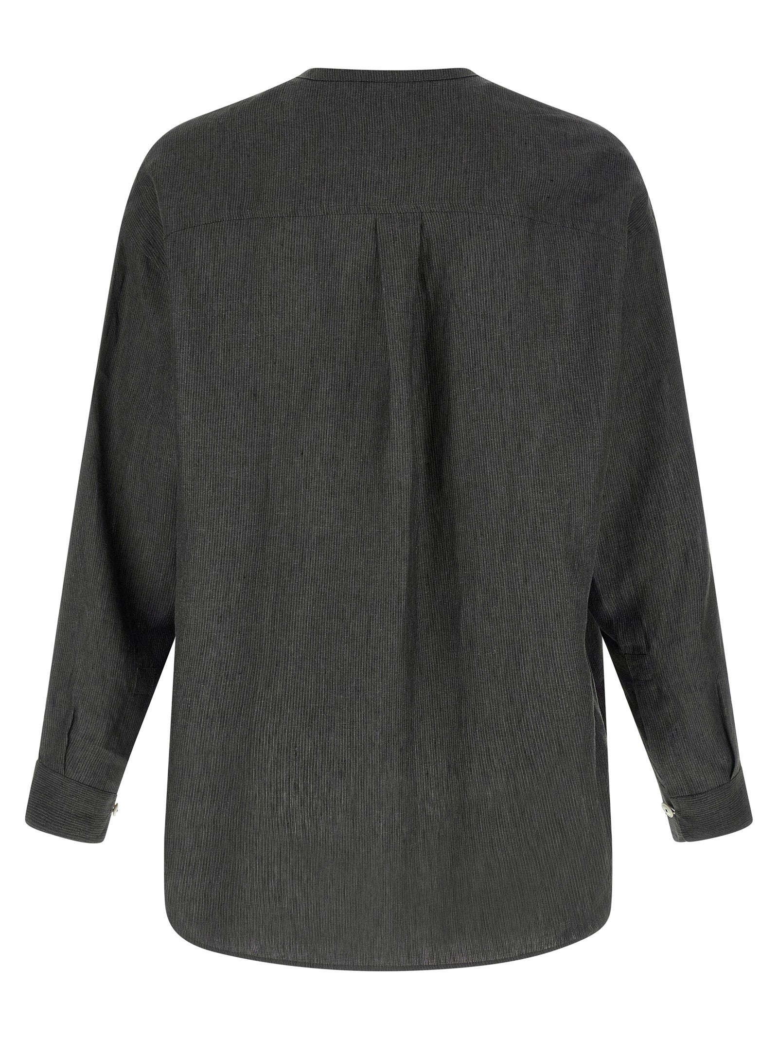 Jacquemus Gray Linen Blouse