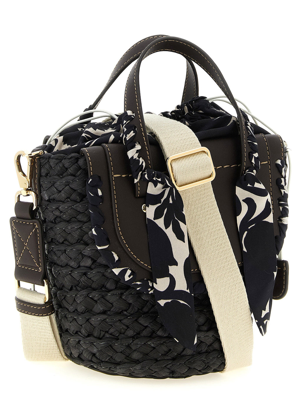 CUBA LAB Black Pantograph Handbag