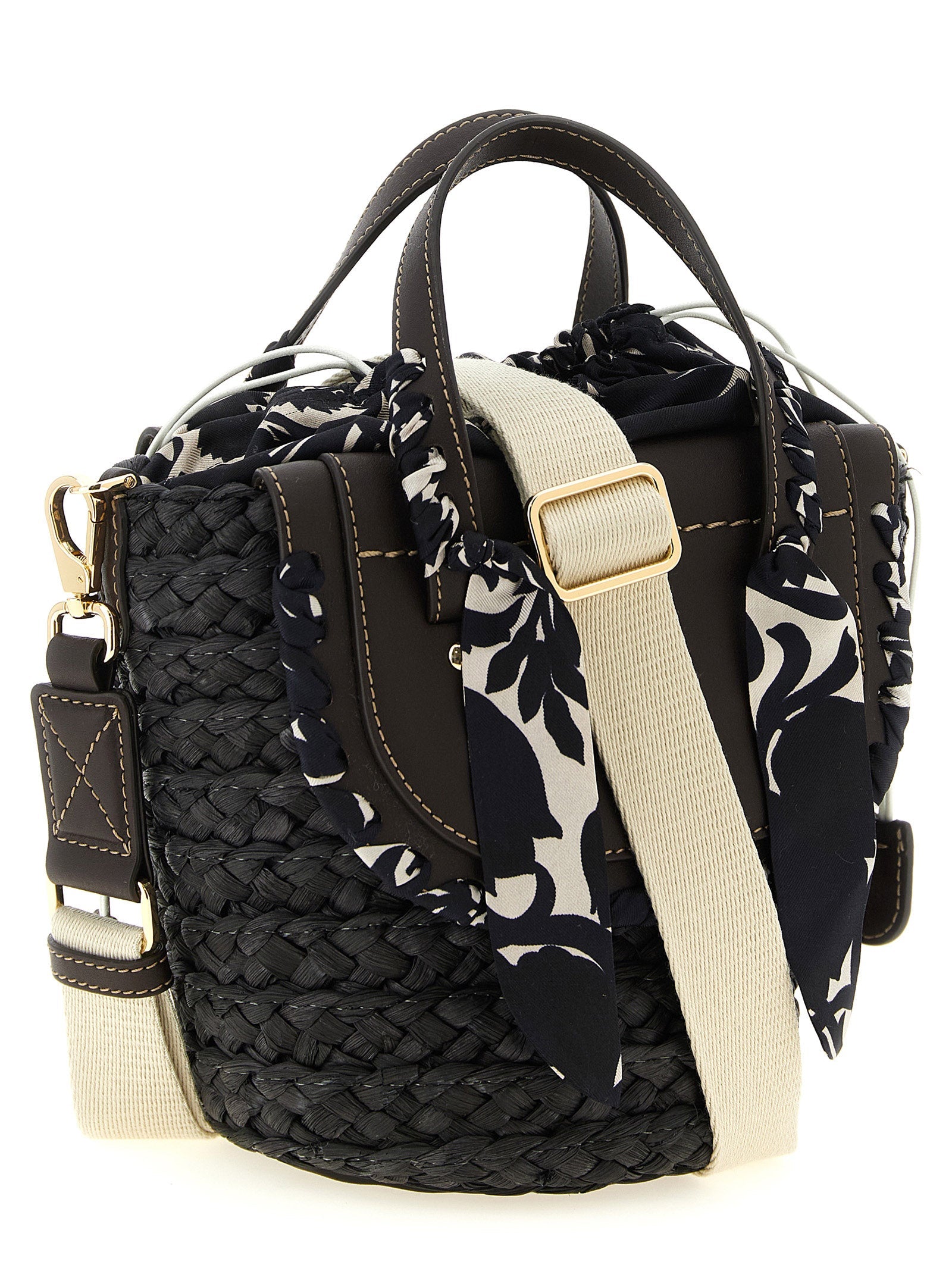CUBA LAB Black Pantograph Handbag