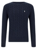 Polo Ralph Lauren Blue Cotton Cardigan