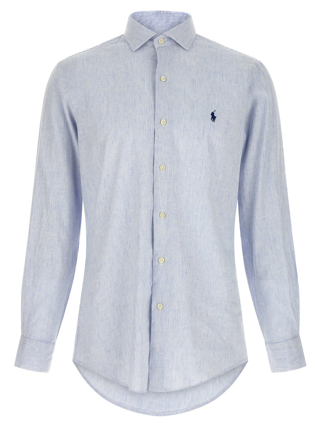 Polo Ralph Lauren Blue Linen Blouse