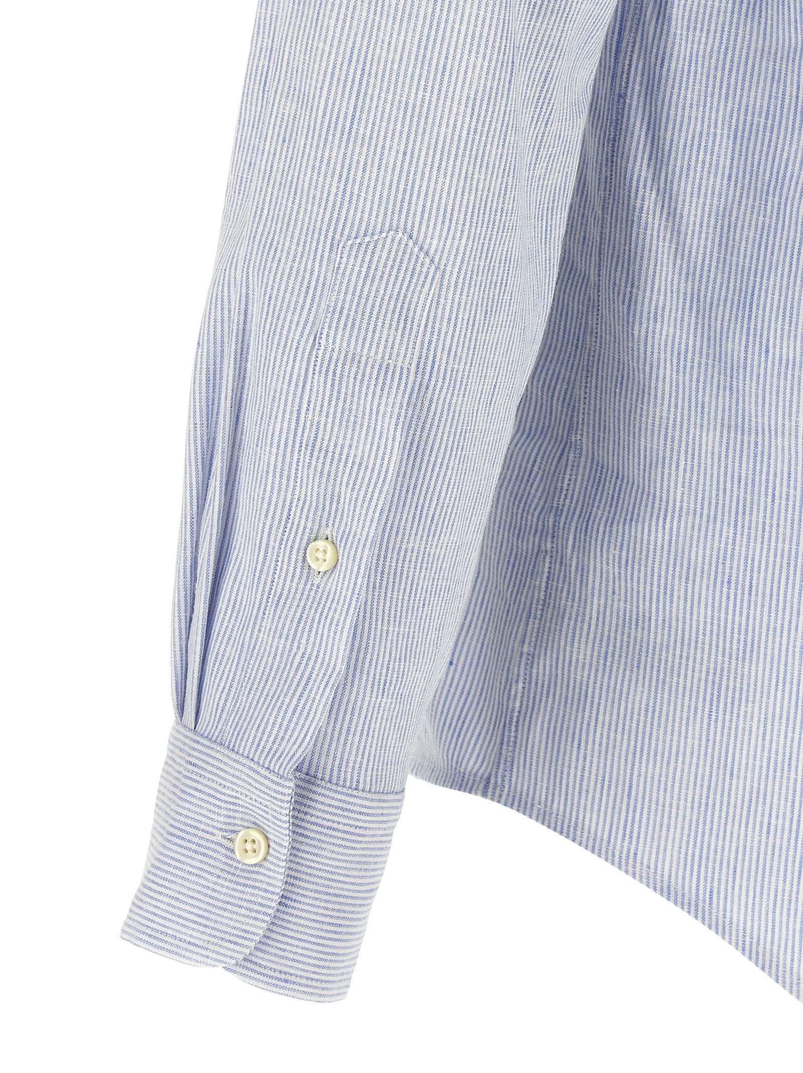 Polo Ralph Lauren Blue Linen Blouse