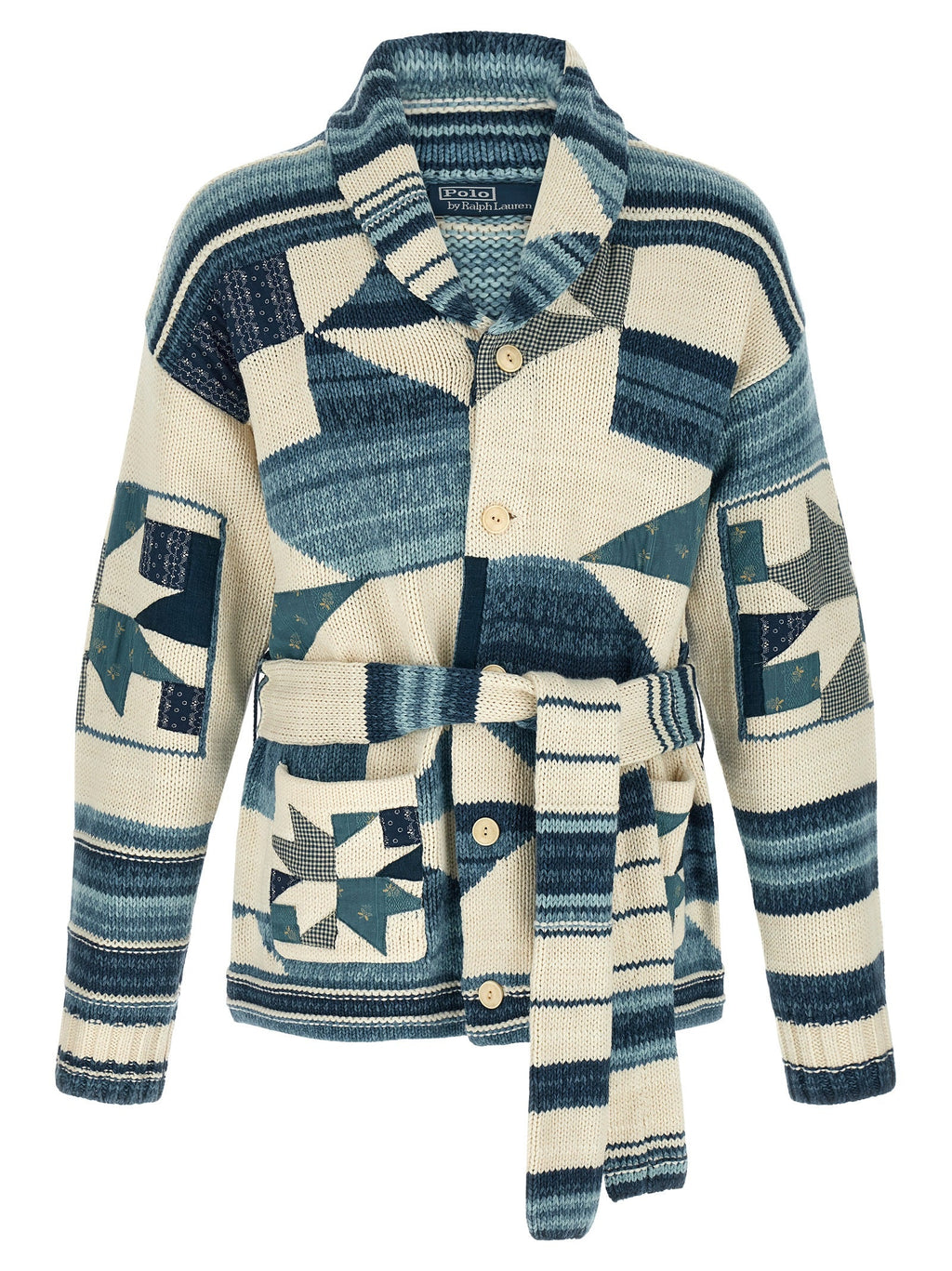 Polo Ralph Lauren Blue Cotton Cardigan