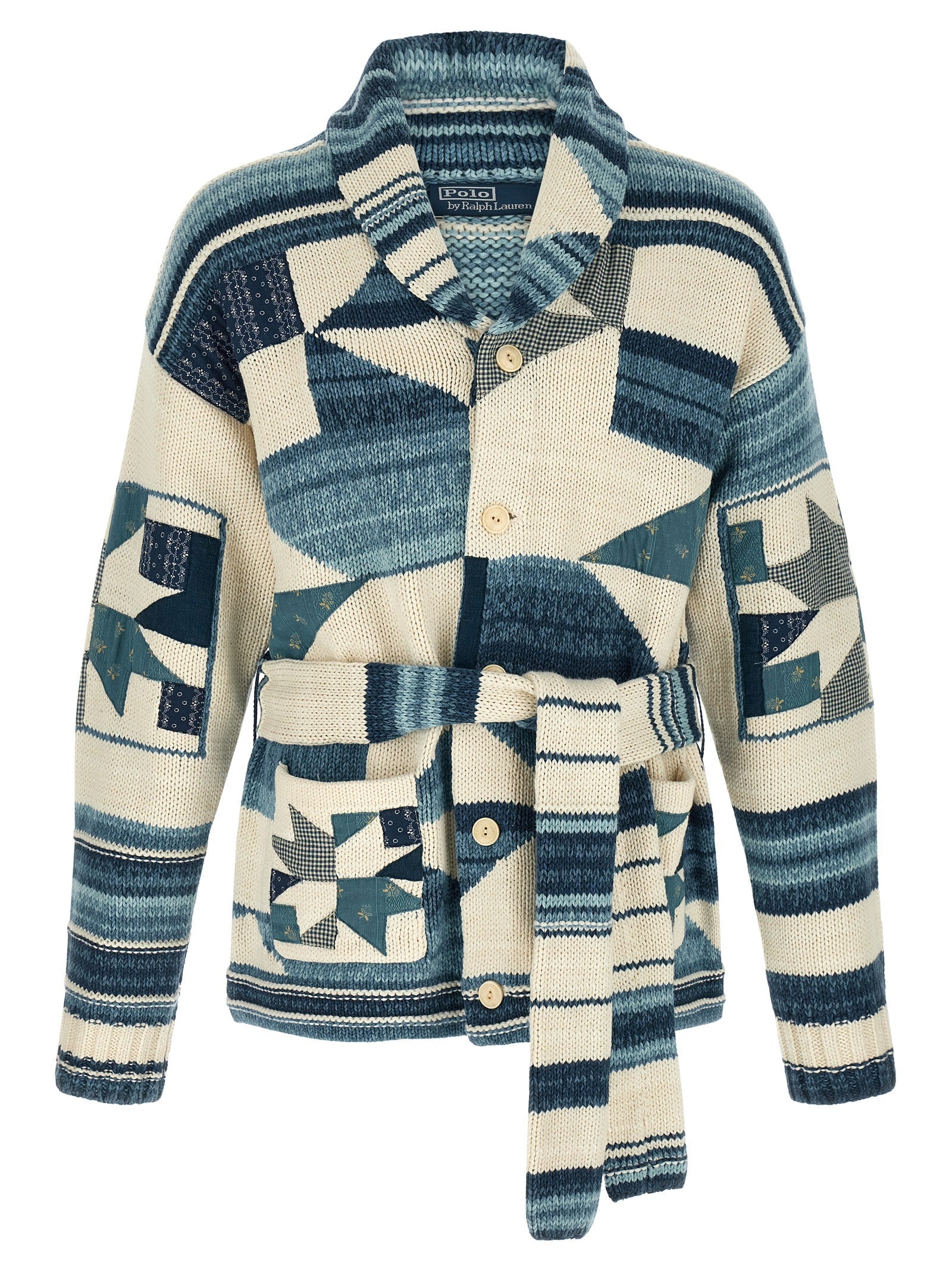 Polo Ralph Lauren Blue Cotton Cardigan