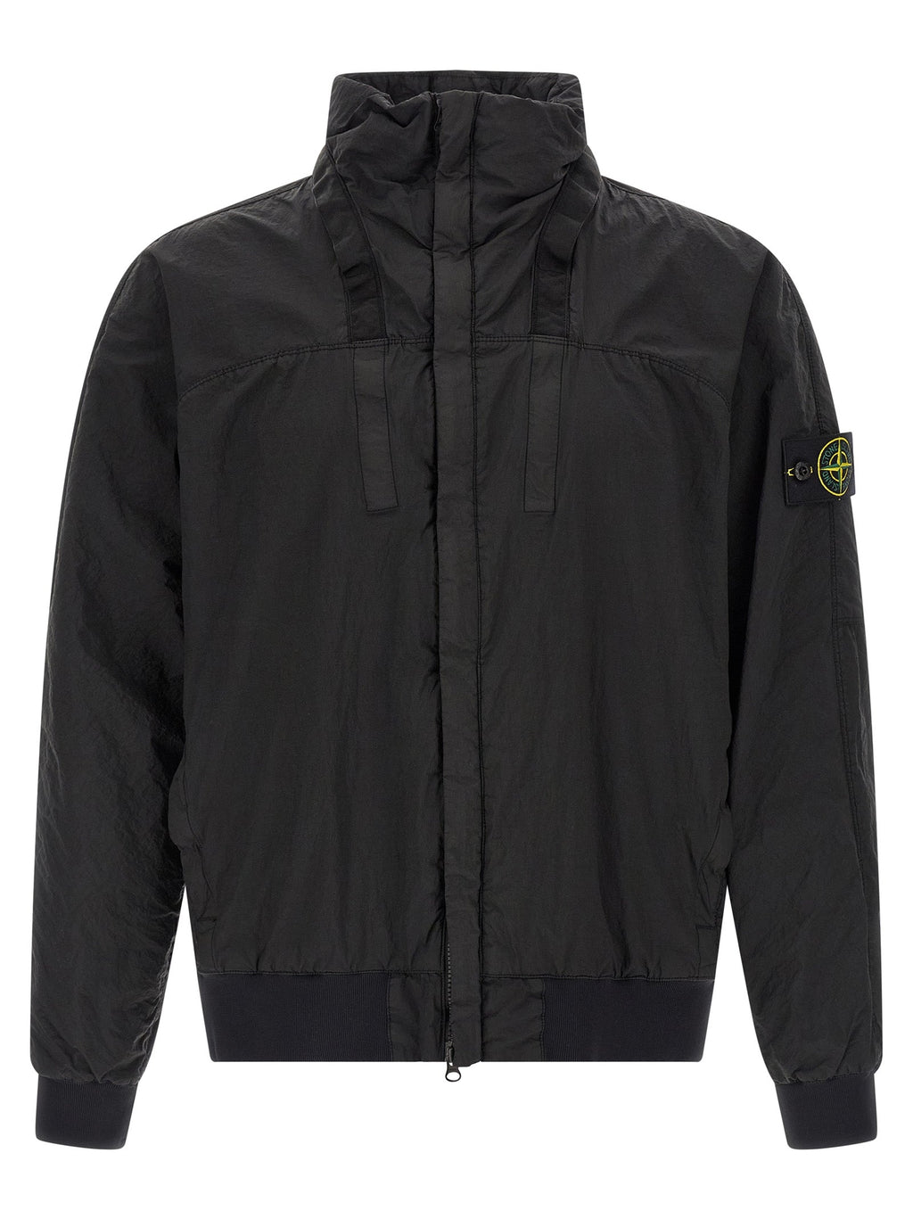 Stone Island Black Polyamide Bomber Stone Island