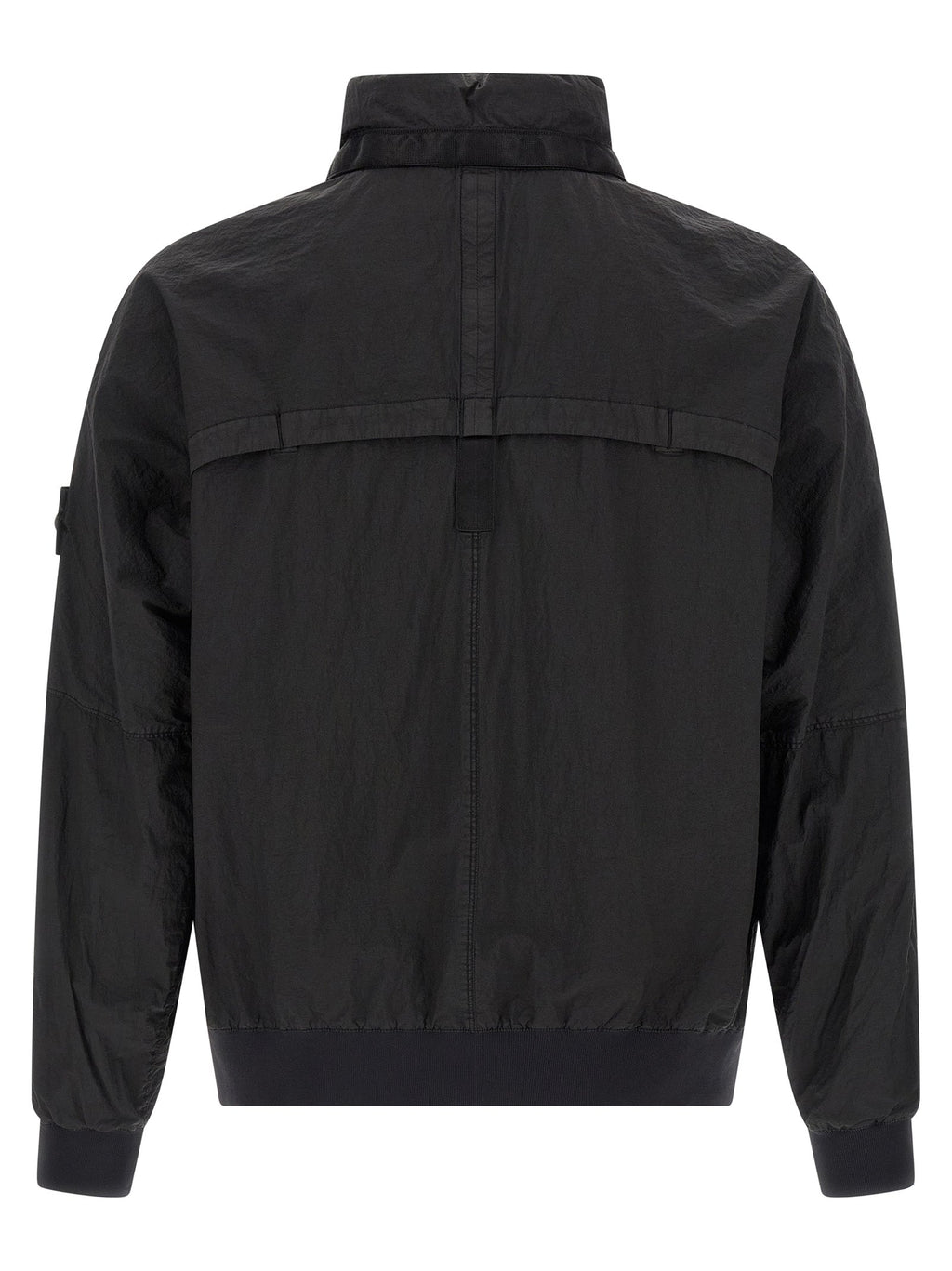 Stone Island Black Polyamide Bomber Stone Island