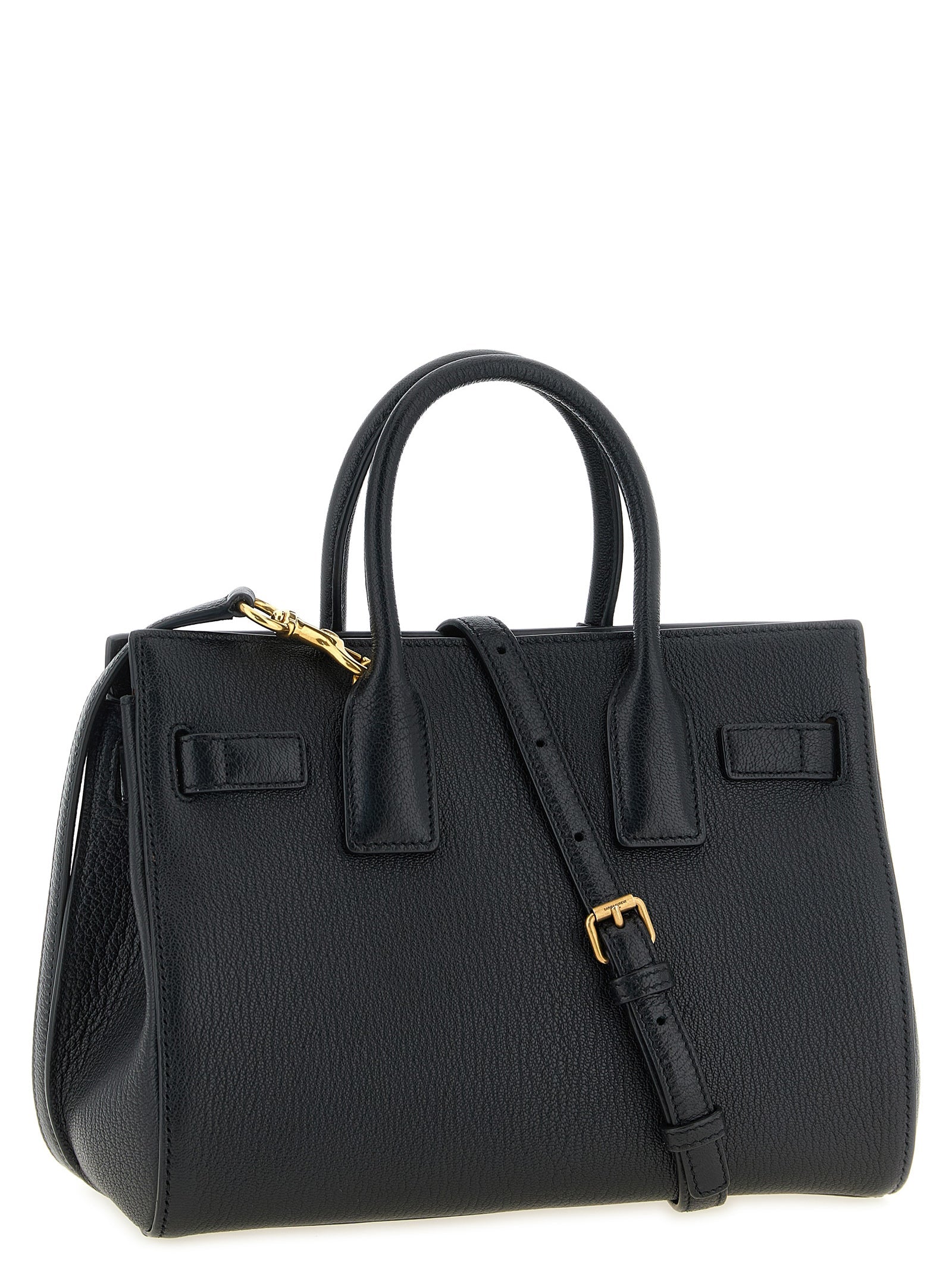 Saint Laurent Black Goatskin Handbag