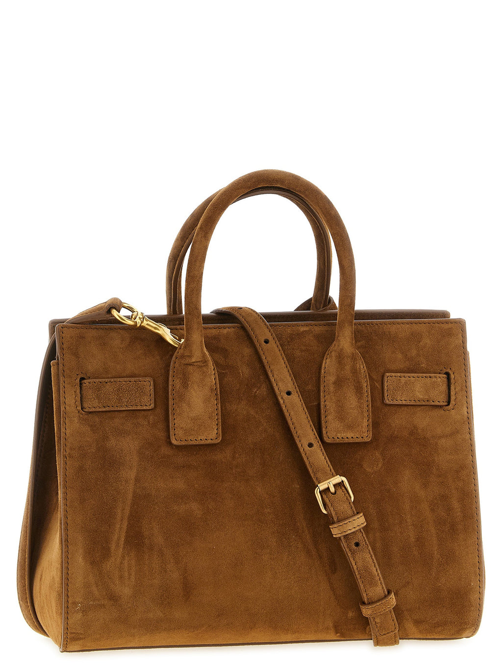 Saint Laurent Brown Calfskin Handbag