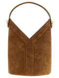 Saint Laurent Brown Calfskin Shoulder Bag