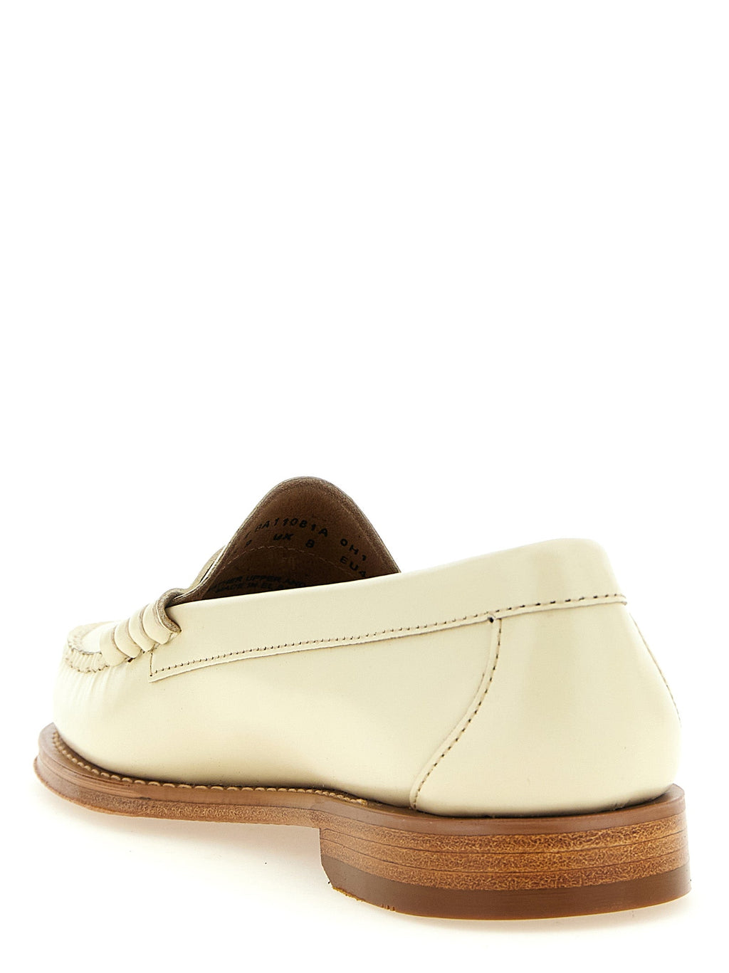 G.H. BASS Beige Cowhide Slip-On Loafers G.H. BASS