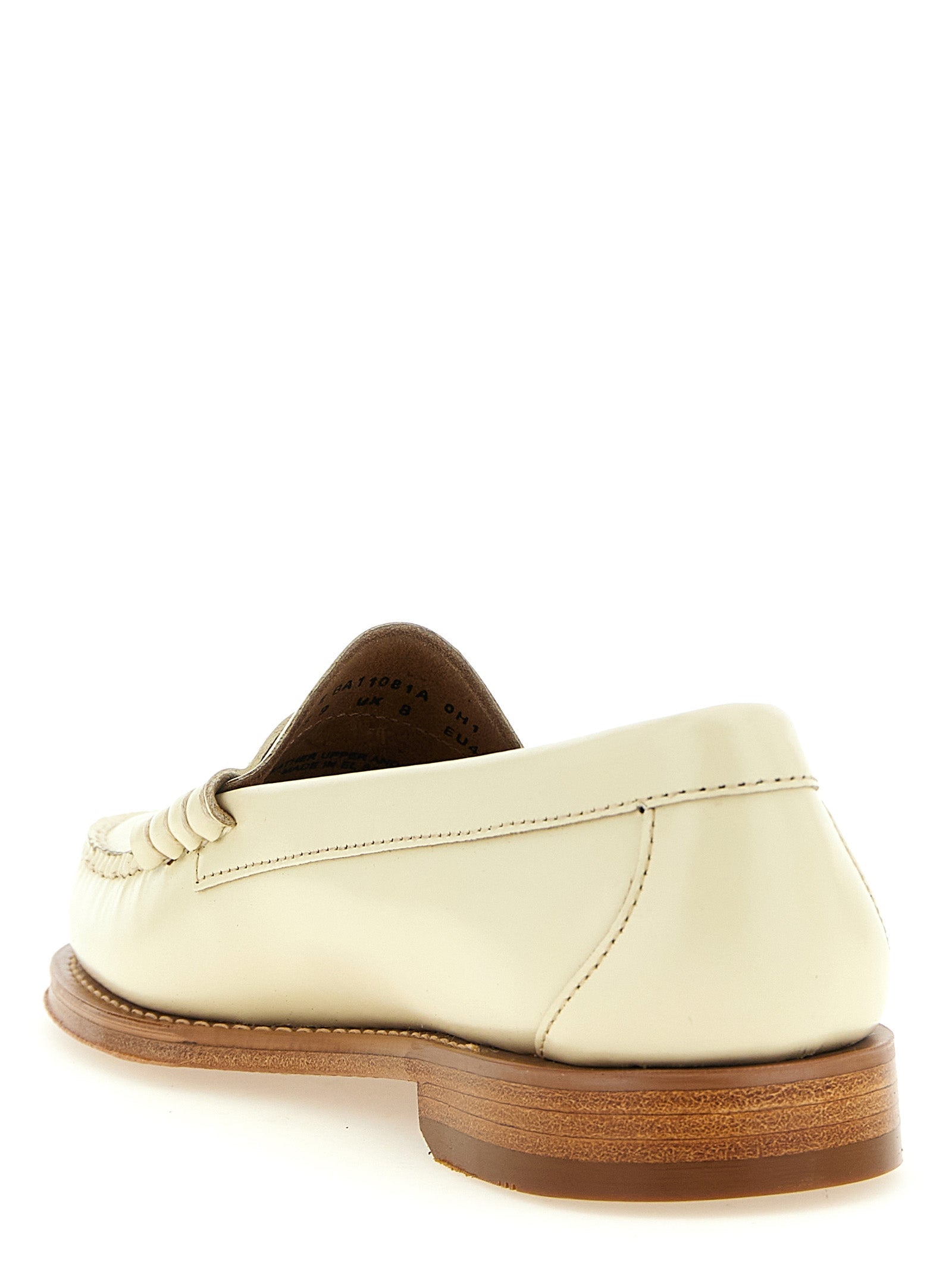G.H. BASS Beige Cowhide Slip-On Loafers G.H. BASS