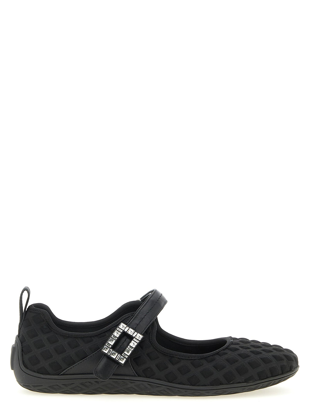 Roger Vivier Black Polyamide Ballet Flats