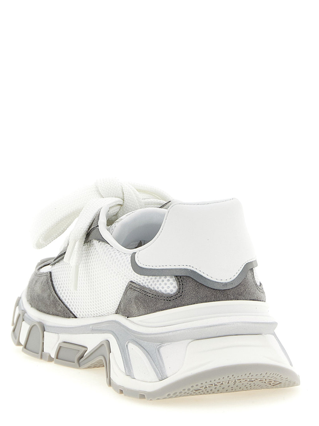 Dolce & Gabbana Gray Polyester Athletic Sneakers