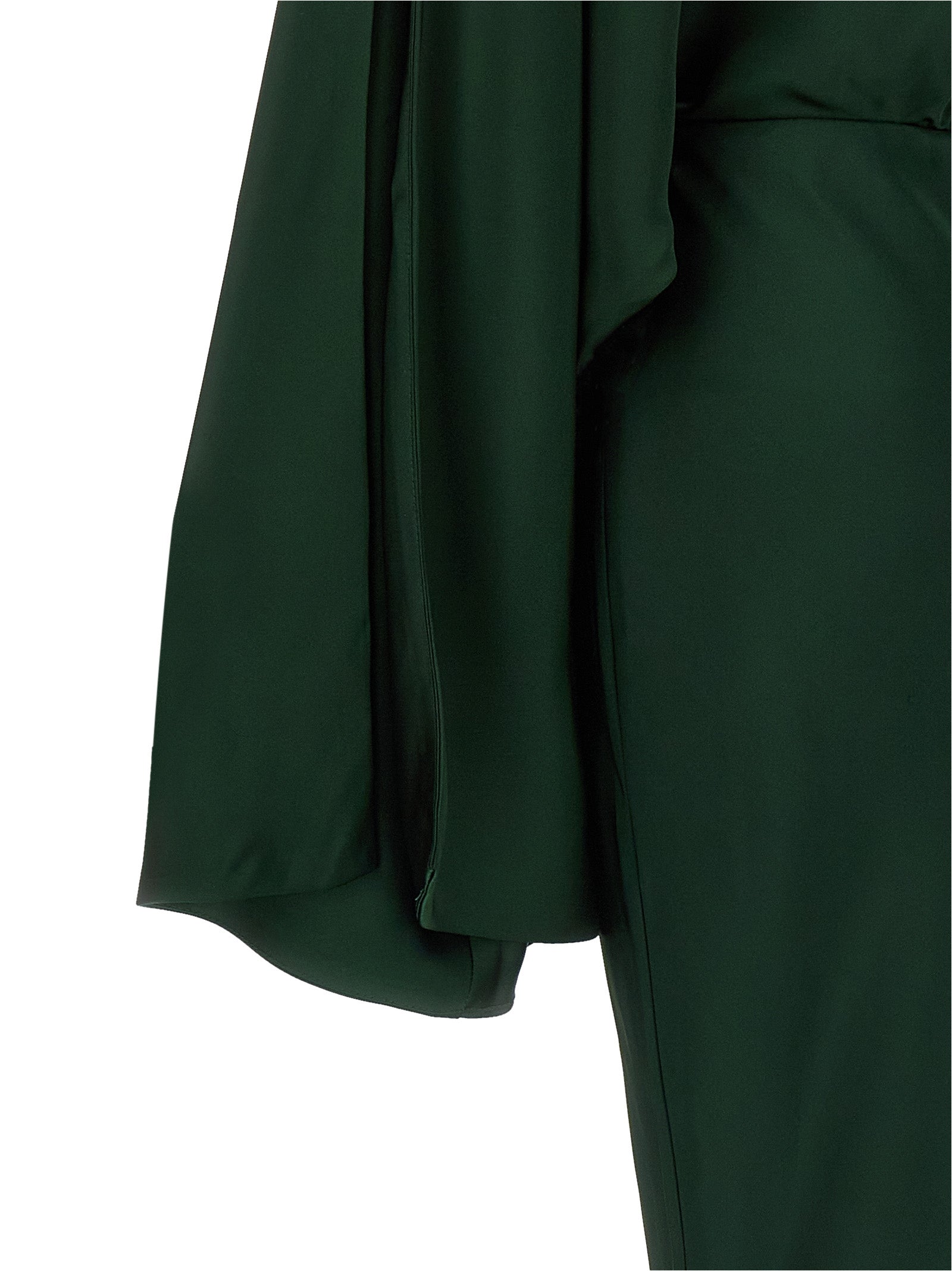 Norma Kamali Bicolor Polyester Long Dress