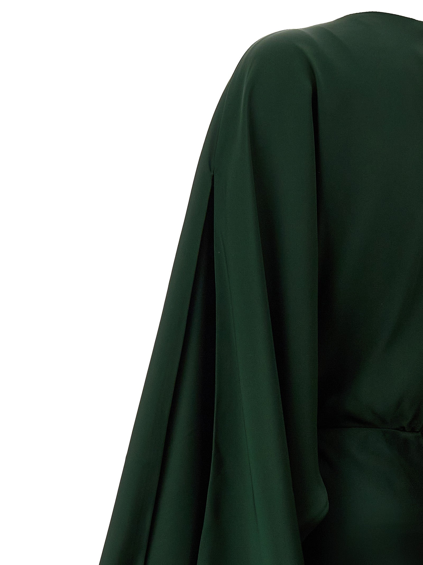Norma Kamali Bicolor Polyester Long Dress