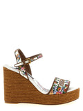 Dolce & Gabbana Multicolor Polyamide Wedge Sandals
