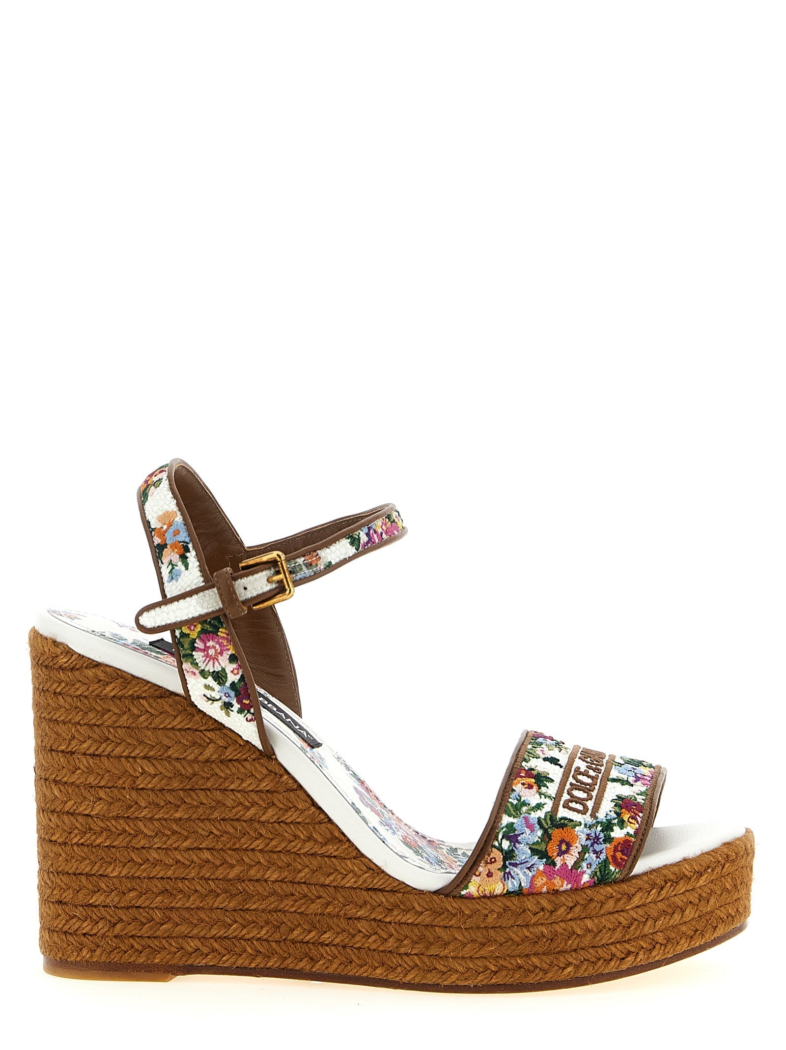 Dolce & Gabbana Multicolor Polyamide Wedge Sandals